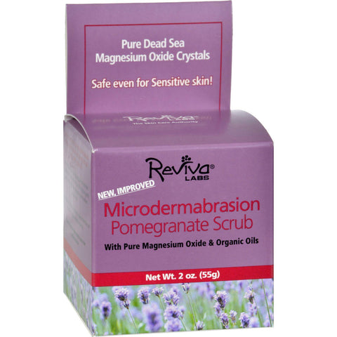 Reviva Labs Microdermabrasion Pomegranate Scrub - 2 Oz
