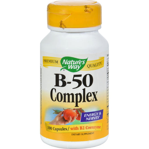 Nature's Way Vitamin B-50 Complex - 100 Capsules