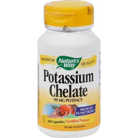 Nature's Way Potassium Chelate - 100 Capsules