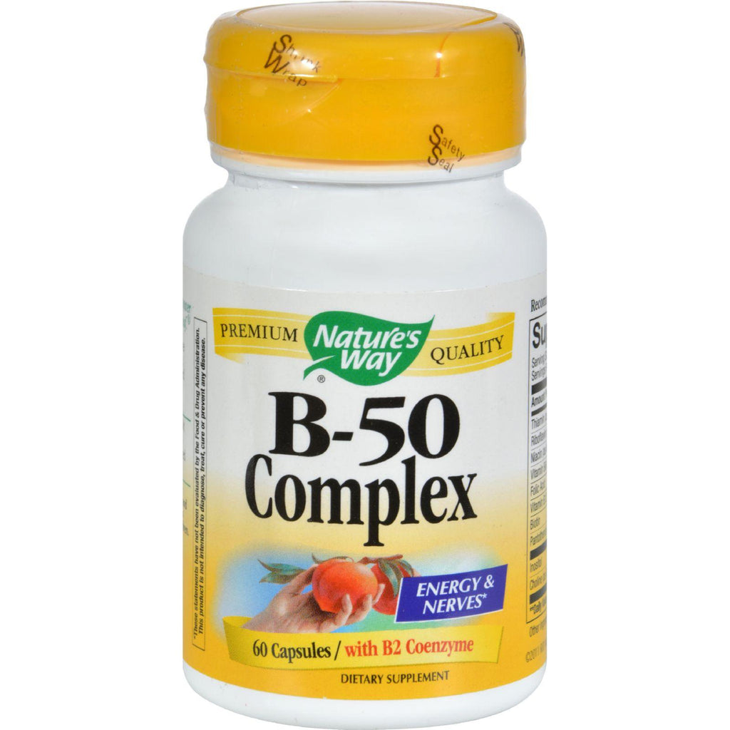 Nature's Way Vitamin B-50 Complex - 60 Capsules