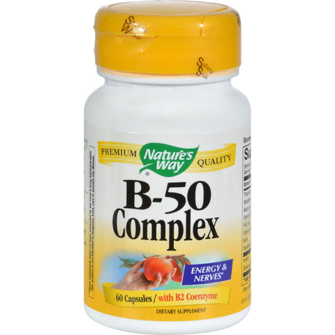 Nature's Way Vitamin B-50 Complex - 60 Capsules