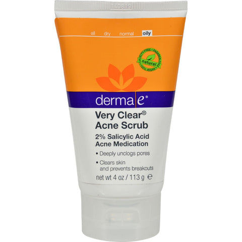 Derma E Very Clear Cleansing Scrub - 4 Fl Oz