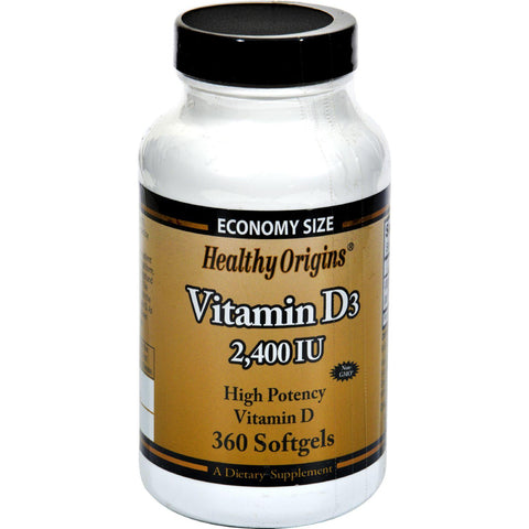 Healthy Origins Vitamin D3 - 2400 Iu - 360 Softgels