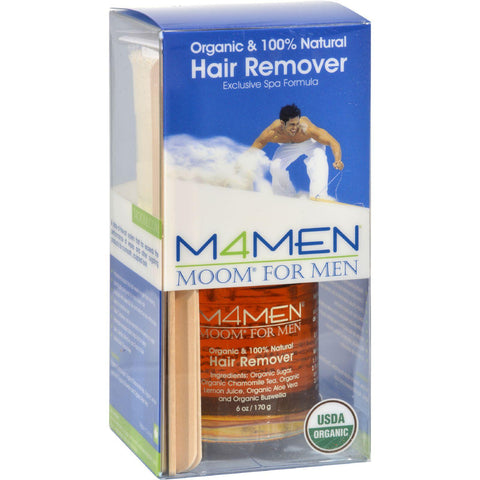 Moom Organic For Men Hair Removal System Kit - 6 Oz