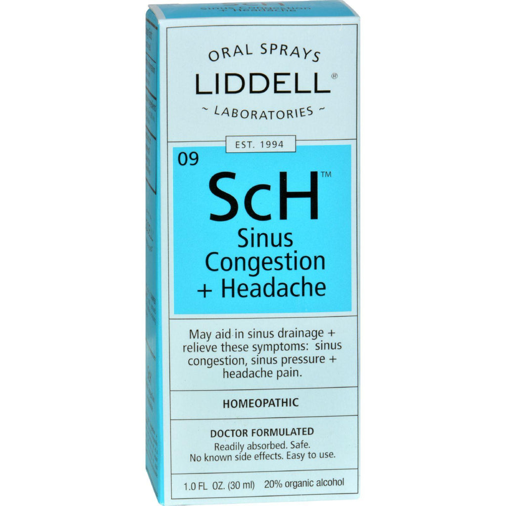Liddell Homeopathic Sinus Congestion And Headache Spray - 1 Fl Oz