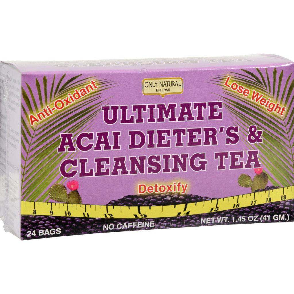 Only Natural Ultimate Acai Dieter's And Cleansing Tea - 24 Tea Bags