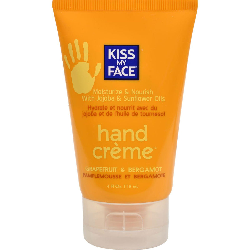 Kiss My Face Hand Creme Grapefruit Plus Bergamot - 4 Oz