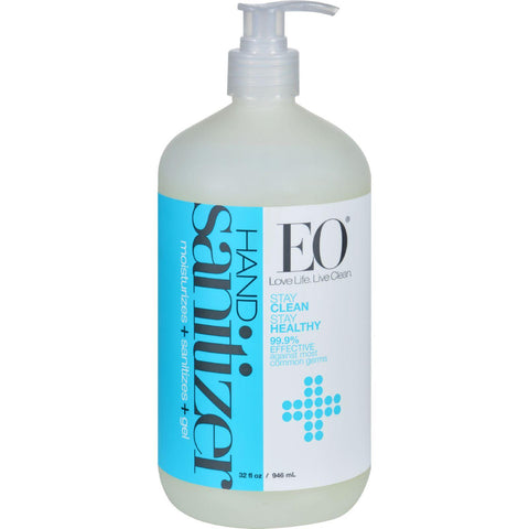 Eo Products Hand Sanitizer Gel - Natural - Unscented - 32 Oz