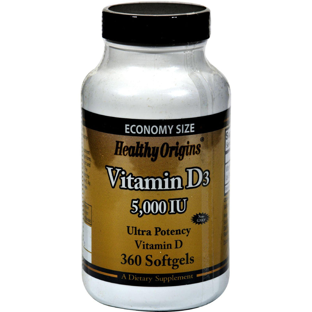 Healthy Origins Vitamin D3 - 5000 Iu - 360 Softgels
