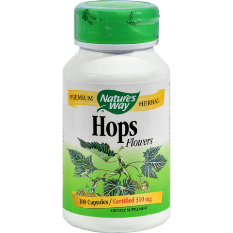 Nature's Way Hops Flowers - 100 Capsules