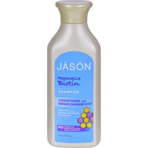 Jason Pure Natural Shampoo Restorative Biotin - 16 Fl Oz