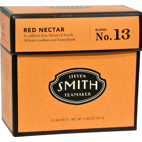 Smith Teamaker Herbal Tea - Red Nectar - Case Of 6 - 15 Bags