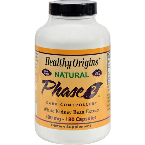 Healthy Origins Phase 2 Carb Controller - 500 Mg - 180 Capsules