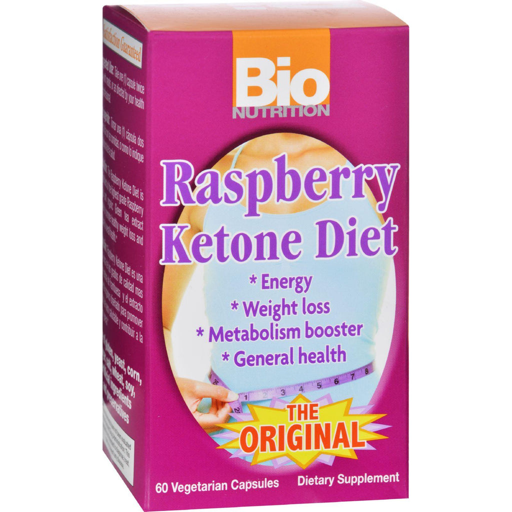 Bio Nutrition Raspberry Ketone Diet - 60 Veggie Capsules