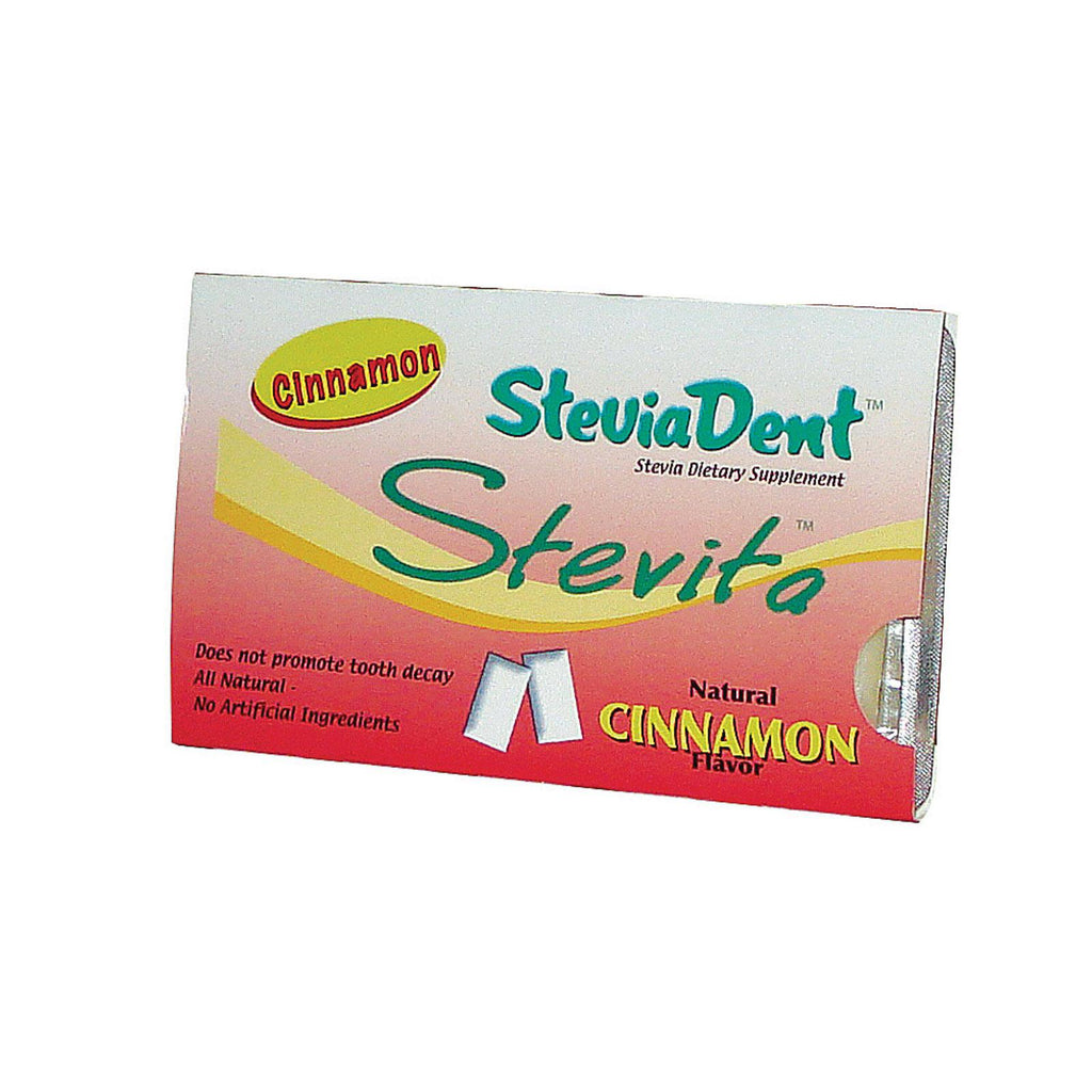 Stevita Steviadent Gum - Cinnamon - Case Of 12 - 12 Pack
