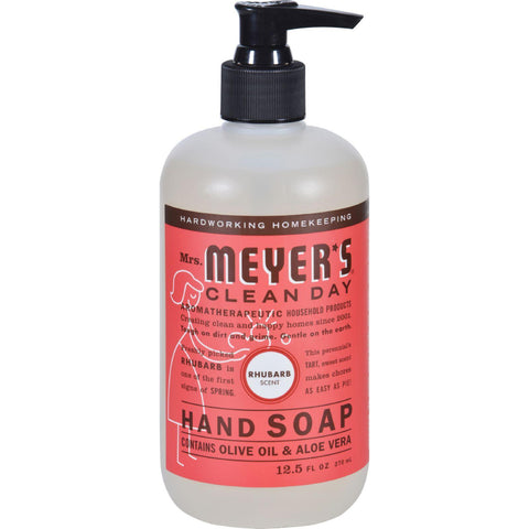 Mrs. Meyer's Liquid Hand Soap - Rhubarb - 12.5 Fl Oz - Case Of 6