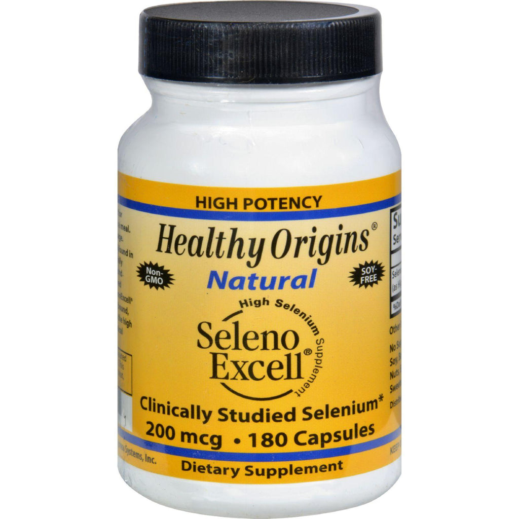 Healthy Origins Seleno Excell Selenium - 200 Mcg - 180 Capsules