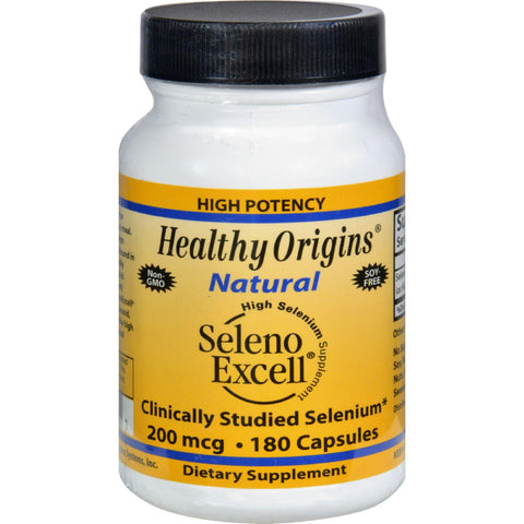 Healthy Origins Seleno Excell Selenium - 200 Mcg - 180 Capsules