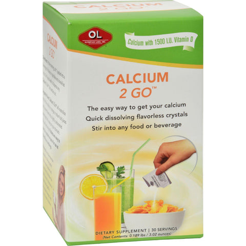 Olympian Labs Calcium 2 Go - 30 Packets