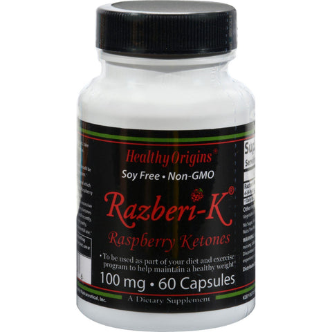Healthy Origins Razberi-k - 100 Mg - 60 Capsules