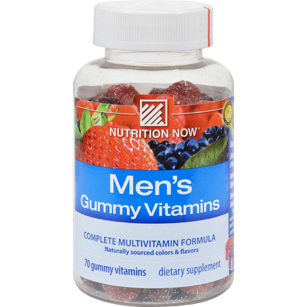 Nutrition Now Men's Gummy Vitamins Bold Fruit - 70 Gummies