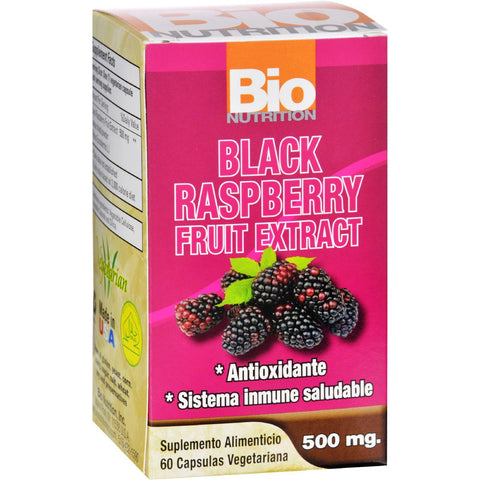 Bio Nutrition Black Raspberry Fruit Extract - 60 Vegetarian Capsules