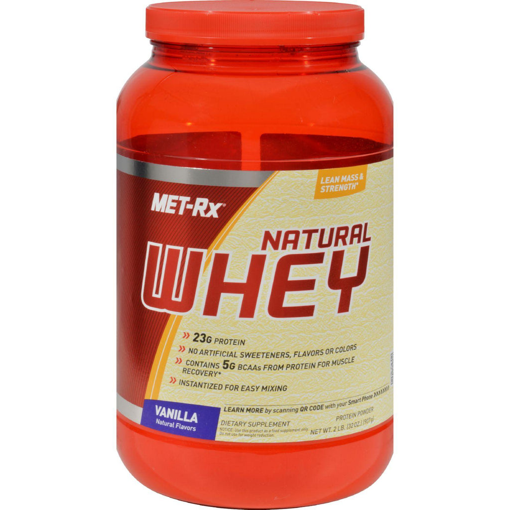Met-rx Instantized Natural Whey Protein Vanilla - 2 Lbs