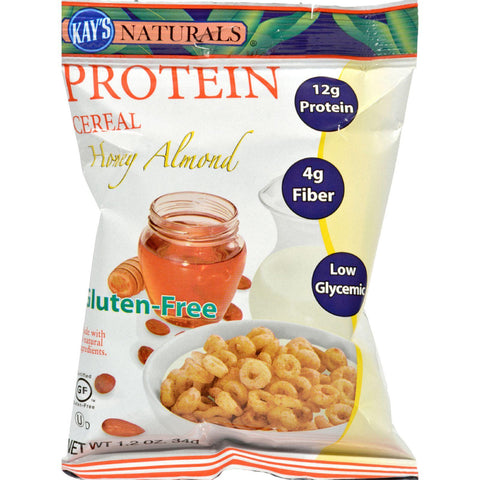 Kay's Naturals Protein Cereal Honey Almond - 1.2 Oz - Case Of 6