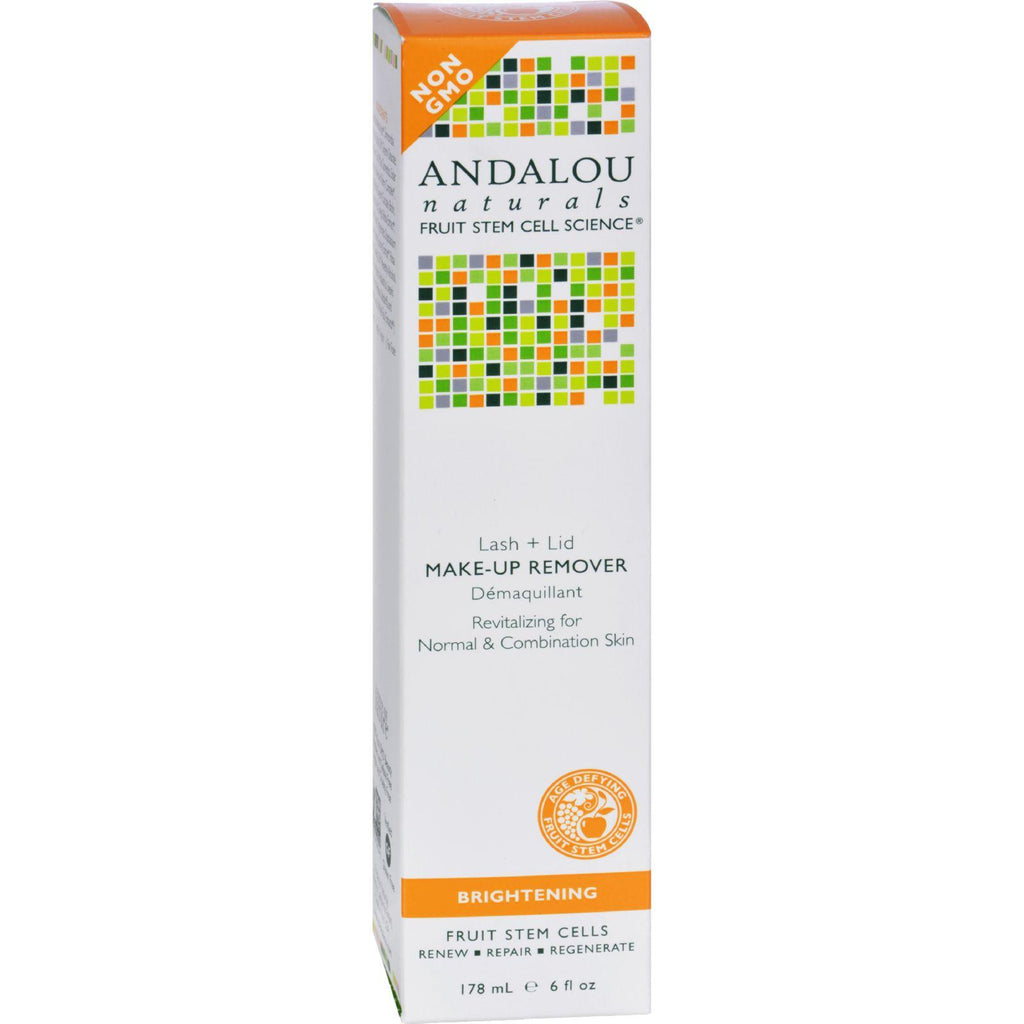 Andalou Naturals Revitalizing Lash + Lid Make-up Remover - 6 Oz