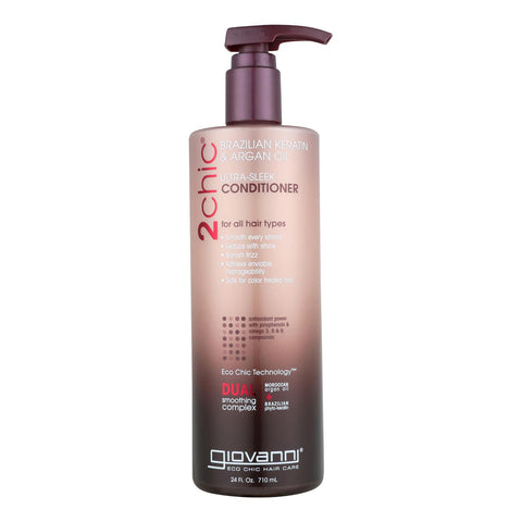 Giovanni Hair Care Products Conditioner - 2chic Keratin And Argan - 24 Fl Oz