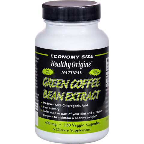 Healthy Origins Green Coffee Bean Extract 400 Mg - 120 Vcaps