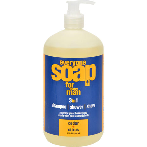 Eo Products Everyone Soap - Men Cedar And Citrus - 32 Oz