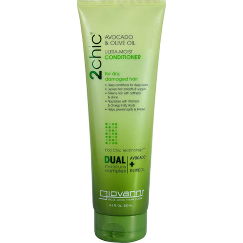 Giovanni Hair Care Products Conditioner - 2chic Avocado And Olive Oil - 8.5 Oz