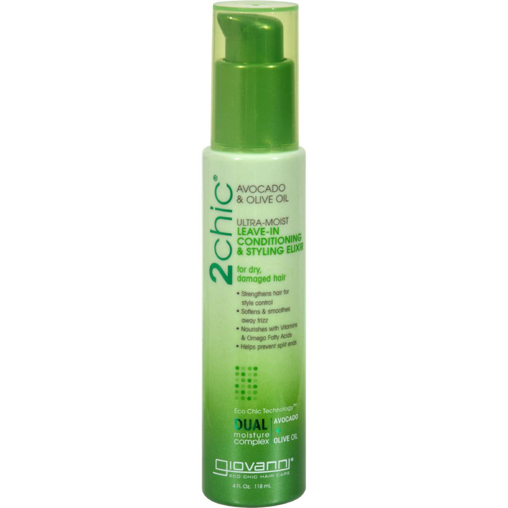Giovanni Hair Care Products Leave In Conditioner - 2chic Avocado - 4 Oz