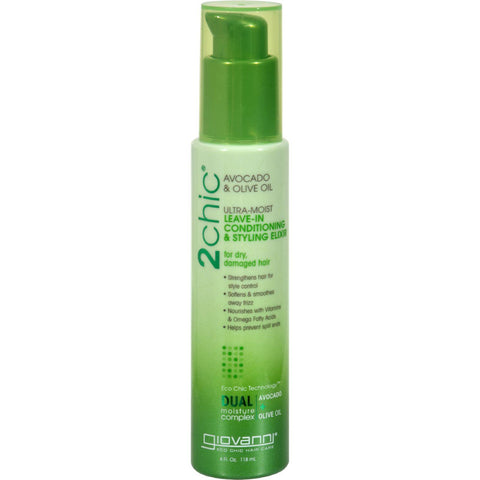 Giovanni Hair Care Products Leave In Conditioner - 2chic Avocado - 4 Oz