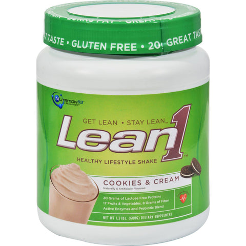 Nutrition53 Lean1 Shake - Cookies And Cream - 1.3 Lbs