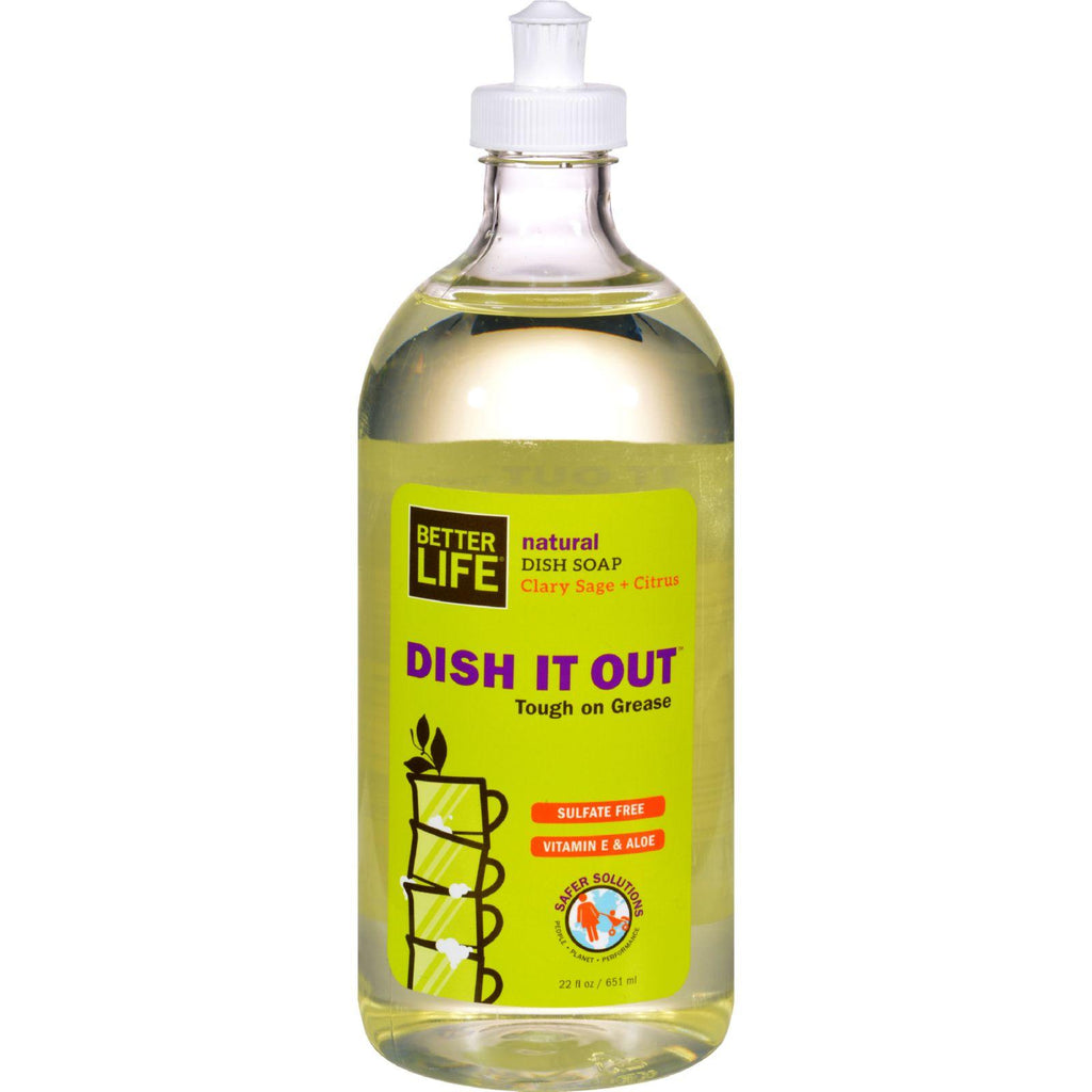 Better Life Dish Soap - Lemon Mint - 22 Fl Oz