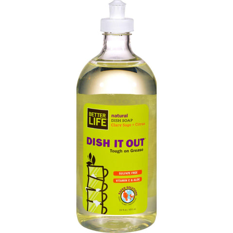 Better Life Dish Soap - Lemon Mint - 22 Fl Oz