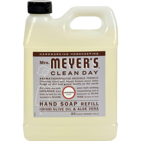 Mrs. Meyer's Liquid Hand Soap Refill - Lavender - 33 Lf Oz - Case Of 6