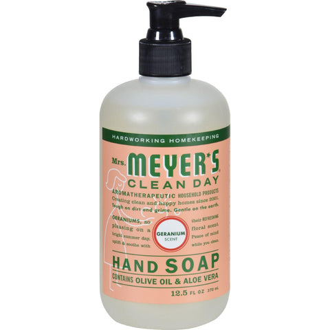 Mrs. Meyer's Liquid Hand Soap - Geranium - 12.5 Oz