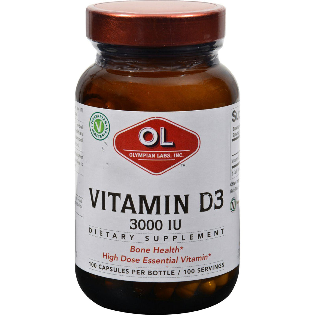 Olympian Labs Vitamin D3 - 3000 Iu - 100 Capsules
