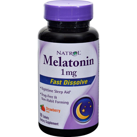 Natrol Fast Dissolving Melatonin - 1 Mg - 90 Tabs