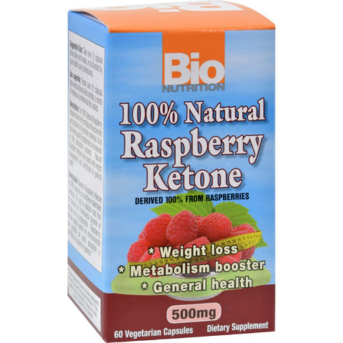 Bio Nutrition Raspberry Keytones - 500 Mg - 60 Ct