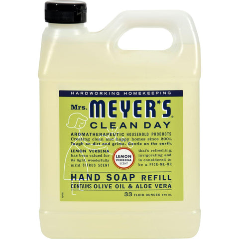 Mrs. Meyer's Liquid Hand Soap Refill - Lemon Verbena - 33 Lf Oz