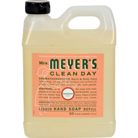 Mrs. Meyer's Liquid Hand Soap Refill - Geranium - 33 Lf Oz