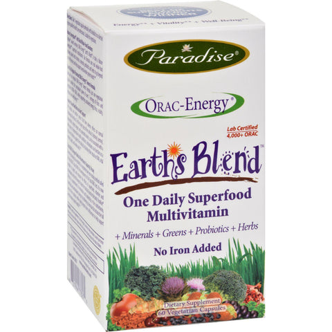 Paradise Herbs Orac-energy Multi Without Iron - 60 Vcaps