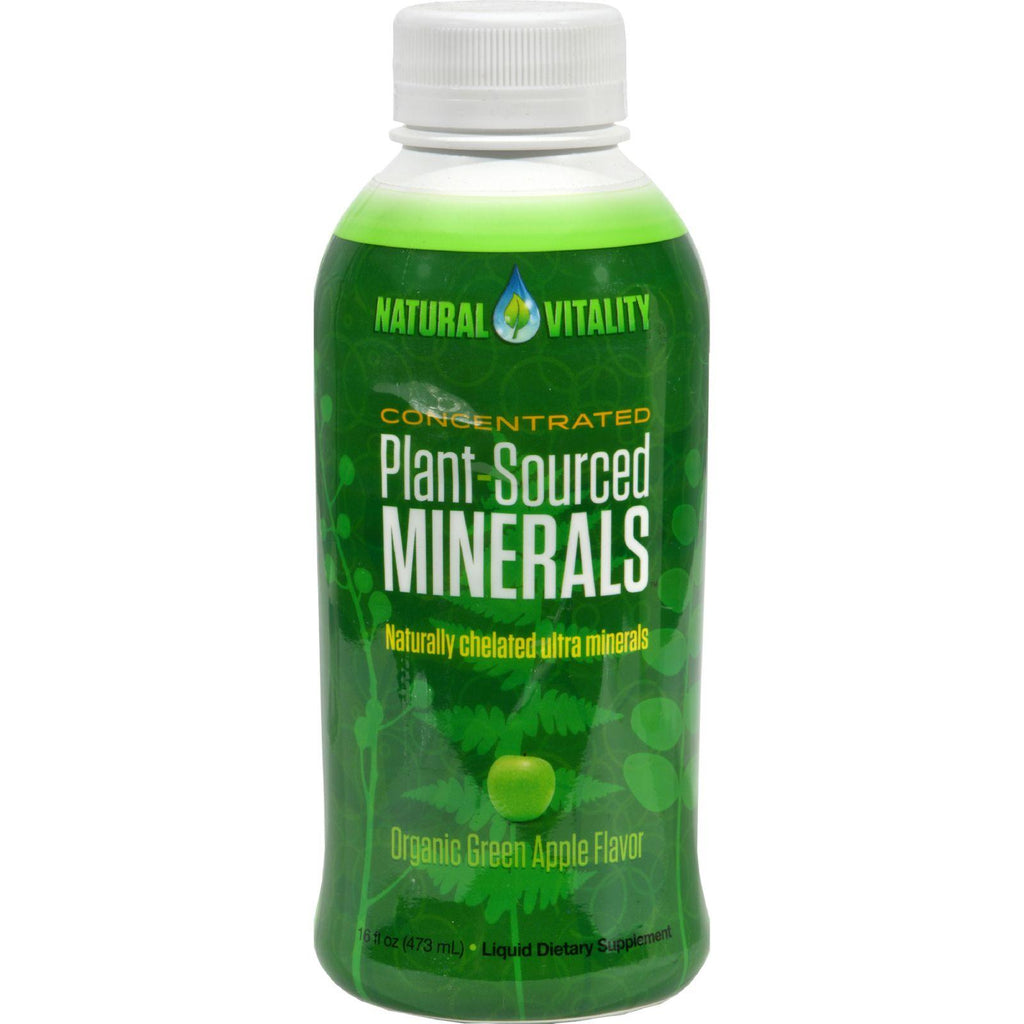 Natural Vitality Plant Sourced Minerals - Liquid Concentrate - 16 Fl Oz