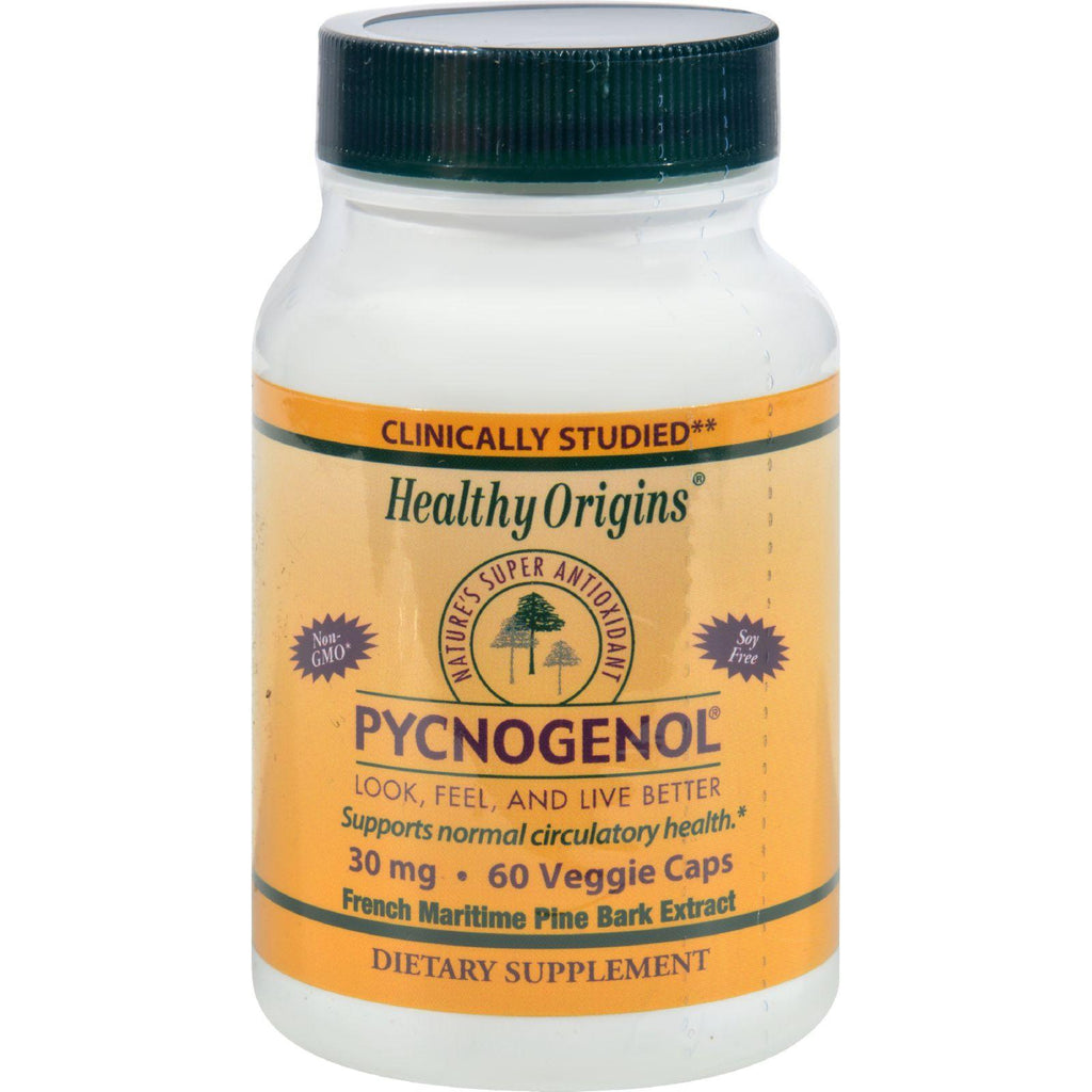 Healthy Origins Pycnogenol - 30 Mg - 60 Vegetarian Capsules