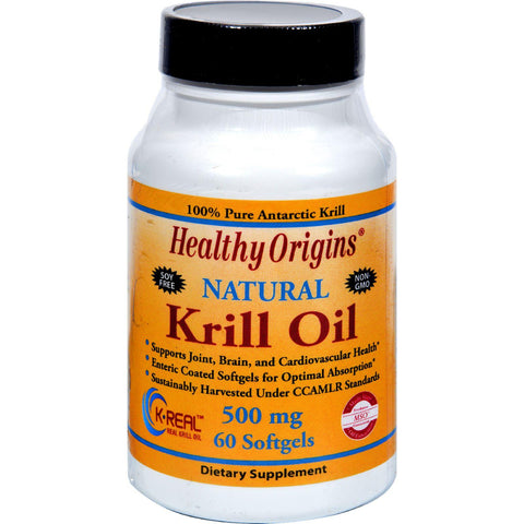 Healthy Origins Krill Oil - 500 Mg - 60 Softgels