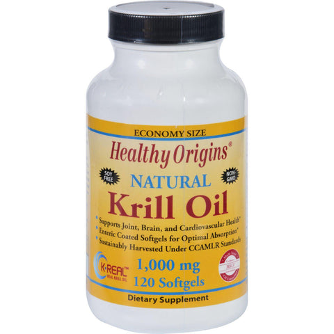 Healthy Origins Krill Oil - 1000 Mg - 120 Softgels